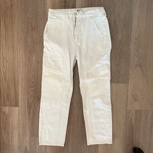 White Agolde cargo Jean